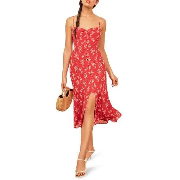 knee length dresses for ladies Reformation